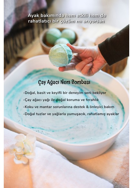 Ayak Spa Lüksü Seti 8 Adet Nem Bombası modelleri
