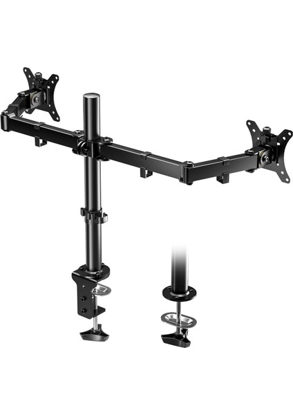 Çift Kol Ayarlanabilir Monitör Tutucu Stand 14''-32'' Lcd/led Vesa Uyumlu Masaüstü Monitör Ayağı