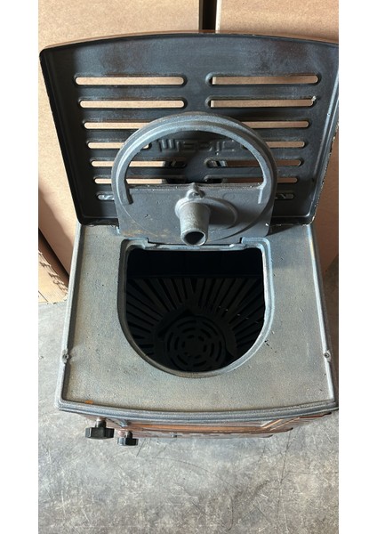 Soba Geniş Camlı Döküm Hazneli Soba Odun Sobası Kömür Sobası Yüksek Isı ve Dayanıklılık fırsatları