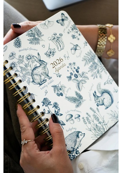 Spiralli Sert Kapak 2026 Haftalık Motivasyon Ajandası A5 fiyatları