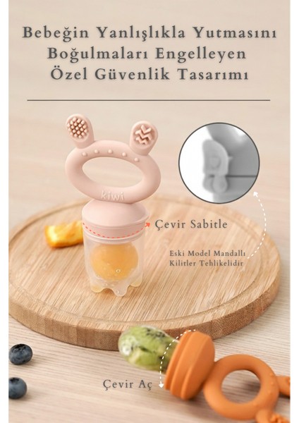 Passy Püre Emzik ve Diş Kaşıyıcı Bebek Meyve Süzgeci