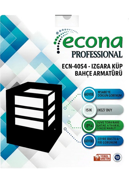 Professional ECN-4054 Izgara Küp Bahçe Armatürü fiyatları