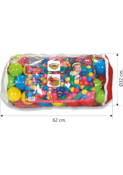 Oyun Havuzu Topları 65 mm 100'lü Çantalı fırsatları