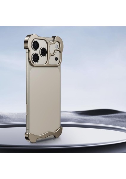 iPhone 17 Pro Max Için Çerçevesiz Metal Telefon Kılıfı (Yurt Dışından)