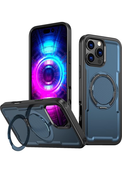 iPhone 16 Pro Max Için Pc Hibrit Tpu Telefon Kılıfı (Yurt Dışından)