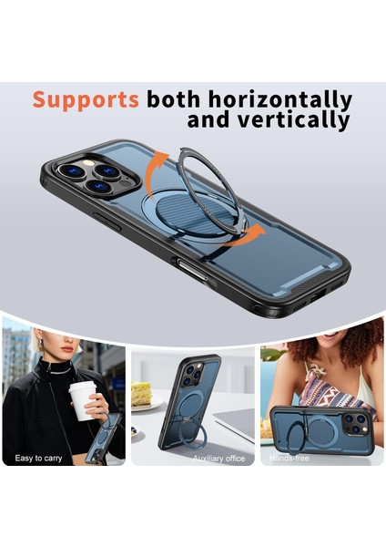 iPhone 16 Pro Max Için Pc Hibrit Tpu Telefon Kılıfı (Yurt Dışından) indirimleri