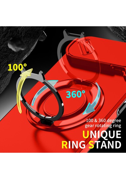 iPhone Air Için Camshid Yüzük Tutucu Telefon Kılıfı (Yurt Dışından) modelleri