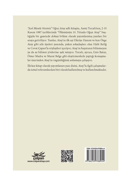 "asıl Mesele Sizsiniz" Oğuz Atay modelleri
