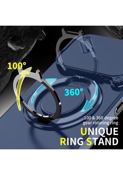 iPhone 17 Pro Için Camshid Yüzük Tutucu Telefon Kılıfı (Yurt Dışından) modelleri