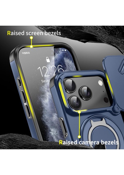 iPhone 17 Pro Için Camshid Yüzük Tutucu Telefon Kılıfı (Yurt Dışından) indirimleri