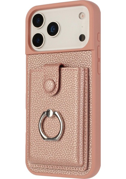 iPhone 17 Pro Max Için Kart Çantası Halka Tutucu Telefon Kılıfı (Yurt Dışından) fiyatları