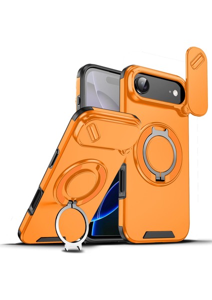 iPhone Air Için Camshid Yüzük Tutucu Telefon Kılıfı (Yurt Dışından)