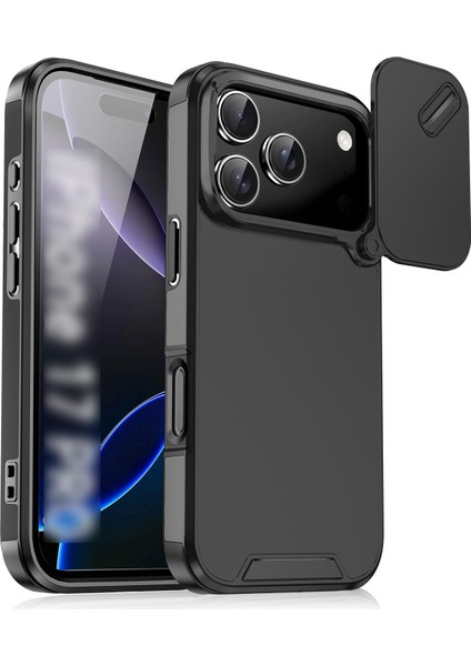 Camshid Tpu + Pc Telefon Kılıfı iPhone 17 Pro Için (Yurt Dışından)