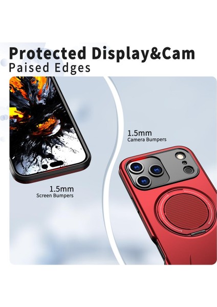 iPhone 17 Pro Için Metal Tutucu Magsafe Telefon Kılıfı (Yurt Dışından) indirimleri