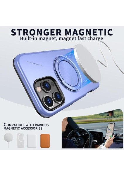iPhone 14 Pro Max Için Metal Tutucu Magsafe Telefon Kılıfı (Yurt Dışından) fiyatları