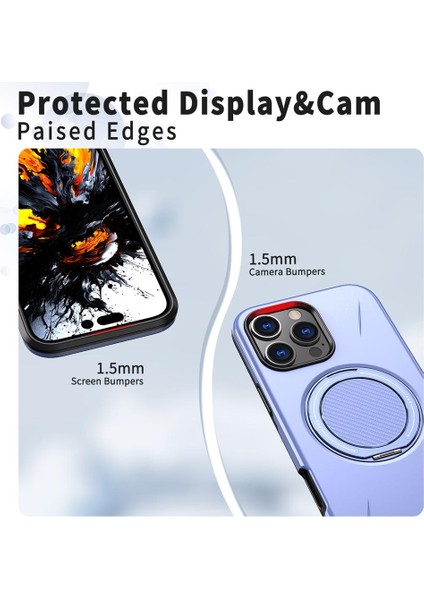 iPhone 14 Pro Max Için Metal Tutucu Magsafe Telefon Kılıfı (Yurt Dışından) indirimleri