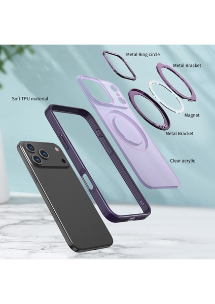 iPhone 17 Pro Için Magsafe Yüzük Tutucu Telefon Kılıfı (Yurt Dışından) fırsatları
