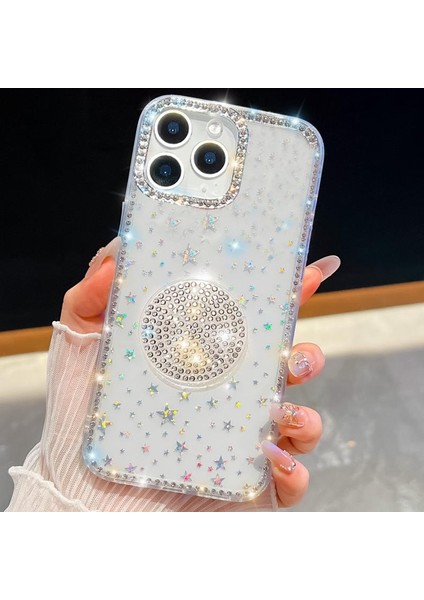 iPhone 16 Pro Max Için Yuvarlak Tutucu Telefon Kılıfı (Yurt Dışından)