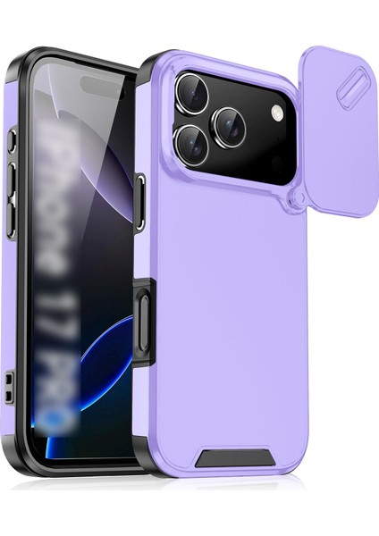 Camshid Tpu + Pc Telefon Kılıfı iPhone 17 Pro Için (Yurt Dışından)