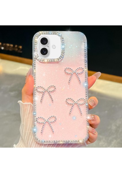 iPhone 17 Için Yapay Elmas Tpu Telefon Kılıfı (Yurt Dışından)