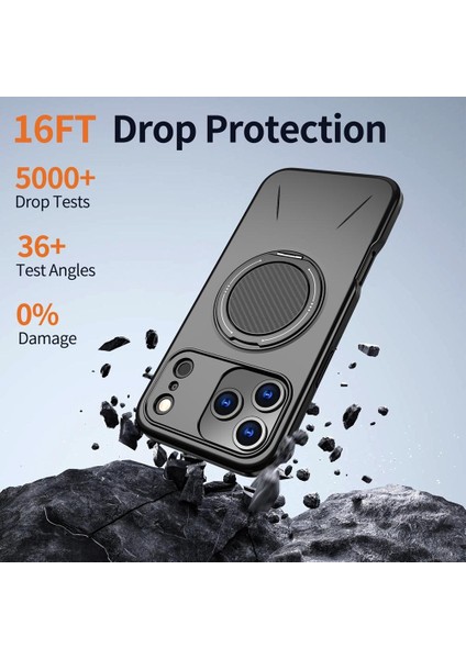 iPhone 17 Pro Max Için Metal Tutucu Magsafe Telefon Kılıfı (Yurt Dışından) fırsatları