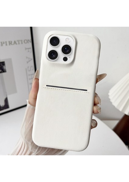 iPhone 16 Pro Max Için Koyun Derisi Telefon Kılıfı (Yurt Dışından)