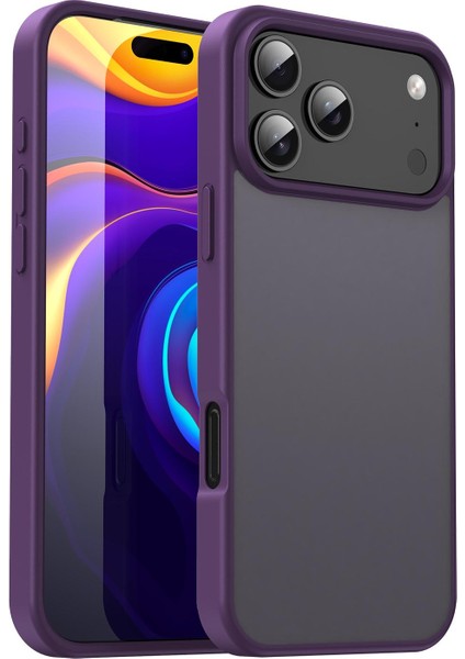 iPhone 17 Pro Max Için Fanying Şeffaf Buzlu Kılıf (Yurt Dışından)