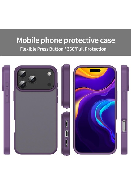 iPhone 17 Pro Max Için Fanying Şeffaf Buzlu Kılıf (Yurt Dışından) fiyatları