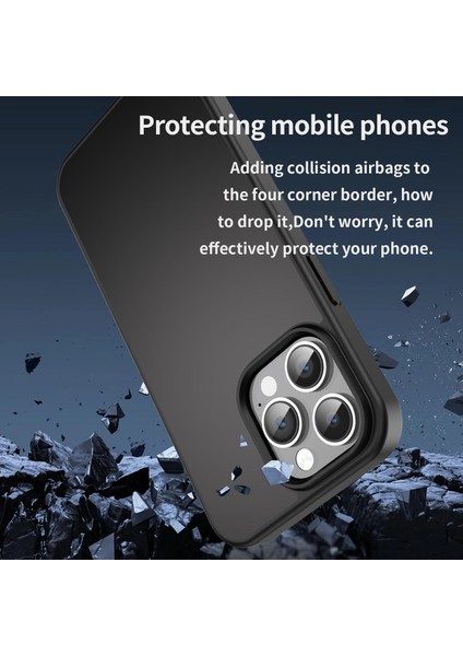 iPhone 14 Pro Max Için Fanying Şeffaf Buzlu Kılıf (Yurt Dışından) modelleri