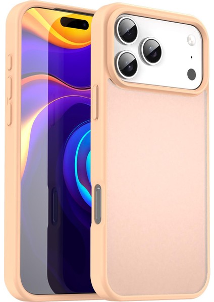 iPhone 17 Pro Max Için Fanying Şeffaf Buzlu Kılıf (Yurt Dışından)