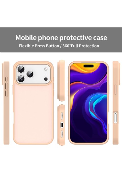 iPhone 17 Pro Max Için Fanying Şeffaf Buzlu Kılıf (Yurt Dışından) fiyatları