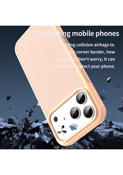 iPhone 17 Pro Max Için Fanying Şeffaf Buzlu Kılıf (Yurt Dışından) modelleri