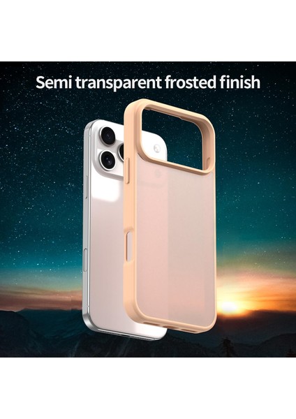 iPhone 17 Pro Max Için Fanying Şeffaf Buzlu Kılıf (Yurt Dışından) fırsatları