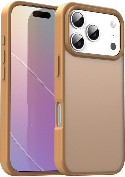 iPhone 17 Pro Için Fanying Şeffaf Buzlu Kılıf (Yurt Dışından)