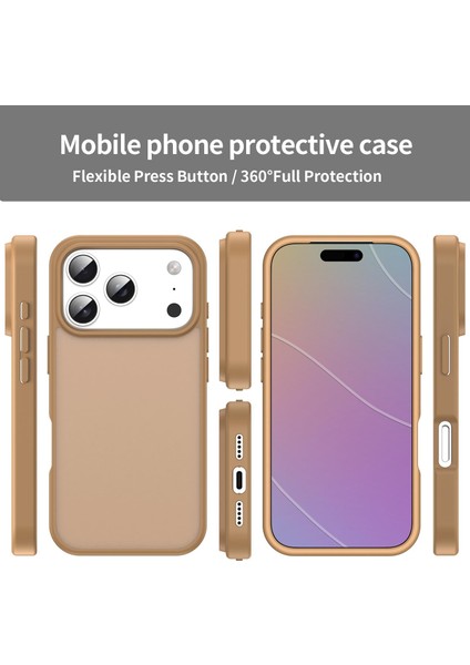 iPhone 17 Pro Için Fanying Şeffaf Buzlu Kılıf (Yurt Dışından) fiyatları