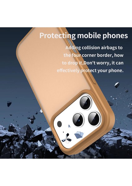 iPhone 17 Pro Için Fanying Şeffaf Buzlu Kılıf (Yurt Dışından) modelleri