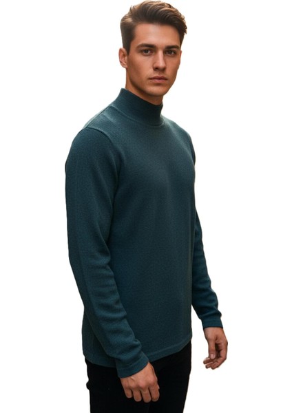 Erkek Yarım Balıkcı Uzun Kol Normal Beden Sweatshırt modelleri