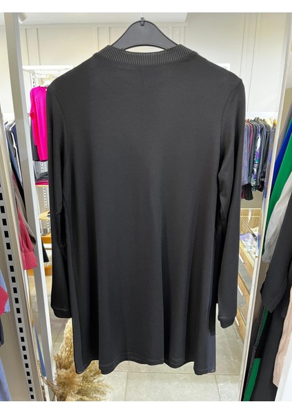 9007 Uzunkol Şifon Içlik Siyah fiyatları