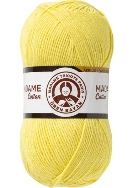 Ören Bayan Madame Cotton Örgü İpi - Sarı - 1 Adet - ( Renk Kodu : 006 ) fiyatları