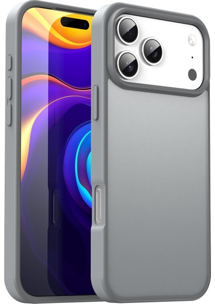 iPhone 17 Pro Max Için Fanying Şeffaf Buzlu Kılıf (Yurt Dışından)