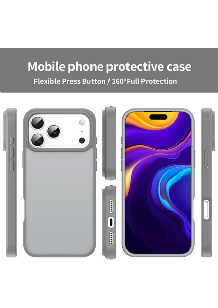 iPhone 17 Pro Max Için Fanying Şeffaf Buzlu Kılıf (Yurt Dışından) fiyatları