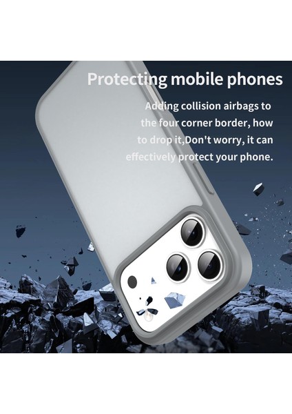 iPhone 17 Pro Max Için Fanying Şeffaf Buzlu Kılıf (Yurt Dışından) modelleri