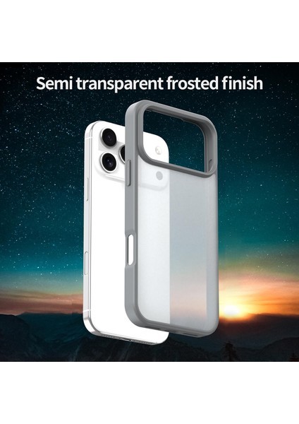 iPhone 17 Pro Max Için Fanying Şeffaf Buzlu Kılıf (Yurt Dışından) fırsatları