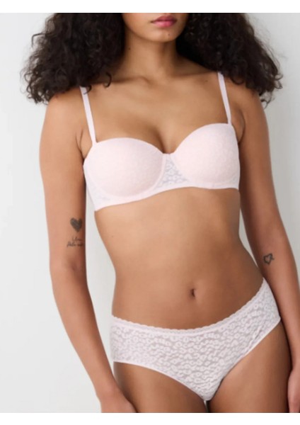Bloom Lace Dantel Pembe Sütyen
