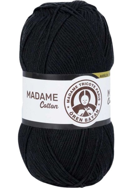 Ören Bayan Madame Cotton Örgü İpi - Siyah - 1 Adet - ( Renk Kodu : 999 ) fiyatları