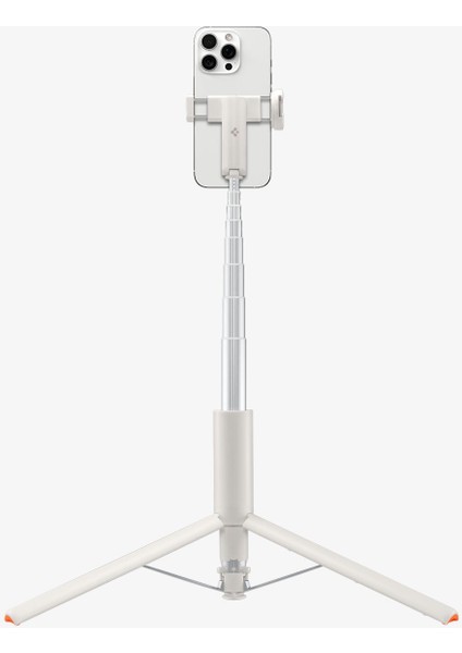 Kablosuz Bluetooth Selfie Çubuğu Uzaktan Kumandalı Tripod / 1.4 Metre Kadar Uzatılabilir Kolay Taşınabilir S541W Dune Beige - AMP09337