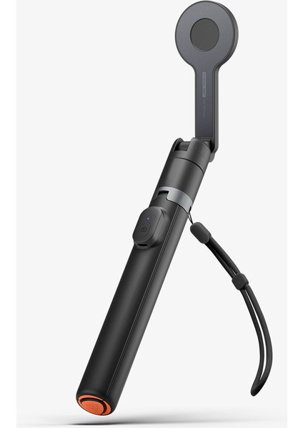 Kablosuz Bluetooth Selfie Çubuğu MagSafe ile Uyumlu Uzaktan Kumandalı Tripod / 1.6 Metre Kadar Uzatılabilir Kolay Taşınabilir MagFit+ S581W Black - AMP09534