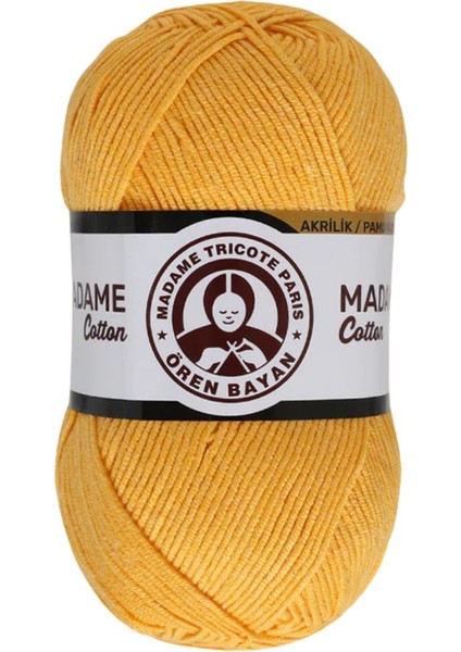 Ören Bayan Madame Cotton Örgü İpi - Sarı - 1 Adet - ( Renk Kodu : 039 ) fiyatları