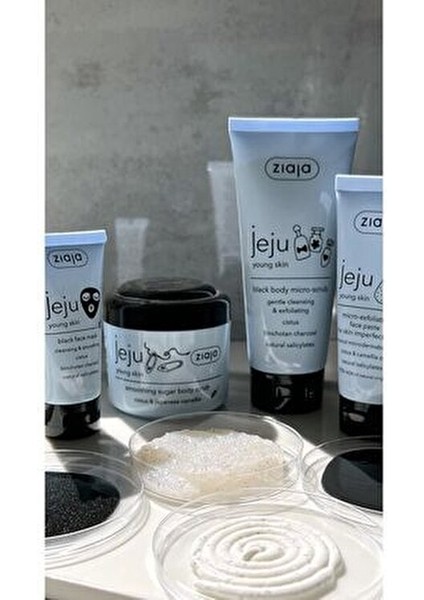 Jeju Yüz Mikro Peeling Yağlı Ciltler İçin Arındırıcı Etki 75 ml Gliserin İçerir indirimleri