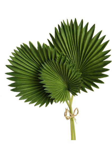 3 Adet Yapay Palmiye Demet Yeşil Plastik Bitkiler Simülasyon Yaprakları Çiçek Aranjman Ev Dekorasyon (Yurt Dışından)